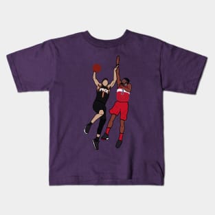 Devin Booker Dunks on Bradley Beal - Phoenix Suns Kids T-Shirt